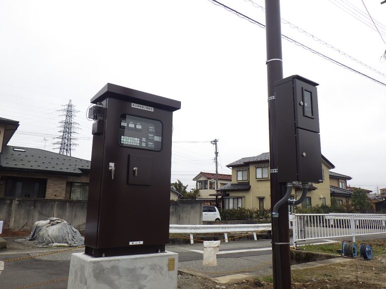 富山　雨水貯留池　ジャパンシステム